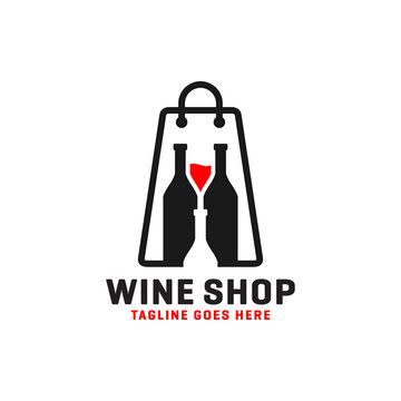 Wine Or Liquor Store Logo