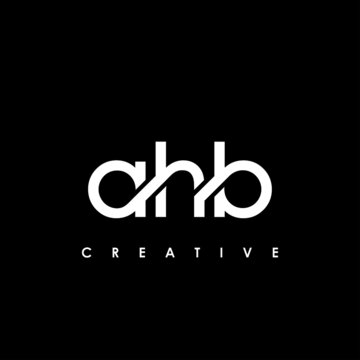 AHB Letter Initial Logo Design Template Vector Illustratio