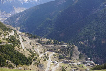 Fototapeta na wymiar Roc del Quer, Ordino, Andorra