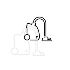vector black cleaner icon