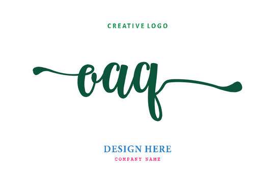 OAQ lettering logo is simple, easy to understand and authoritative