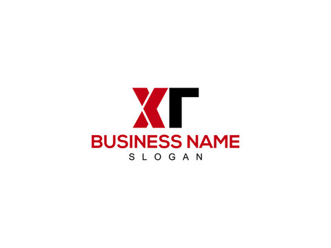 XT Letter Logo, xt logo icon vector for business
