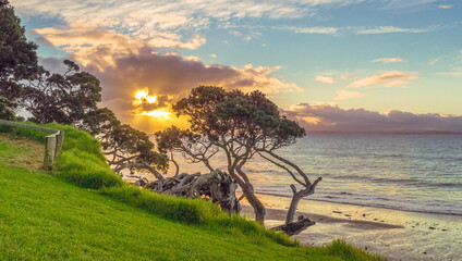 paisaje, cielo, atardecer, naturaleza, &aacute;rbol, bosque, amanecer, verde, azul, campa, verano, sol, &aacute;rbol, montagna, acu&aacute;tico, nube, nube, c&eacute;sped, hermoso, montagna, dehesa, impresiones, esc&eacute;nico, anoche