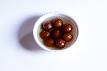  Delicious gulab jamun in a bowl
