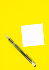 Blank white To Do List Sticker with pen. Searching information on the Internet..Close up of...