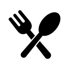 Restaurant icon on background