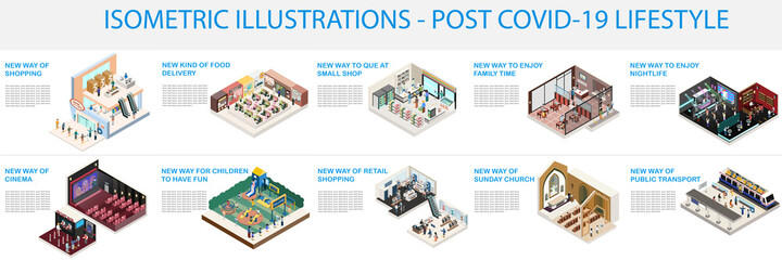 New normal life style during and post covid 19. Social Distancing, and being safe.