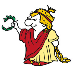 Zenobia queen of Palmira (comics, illustration)
