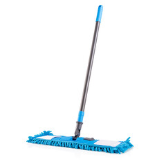 Floor mop isolated on white background. Household products