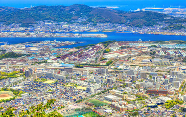 Fototapeta na wymiar 日本国北九州市八幡東区の風景