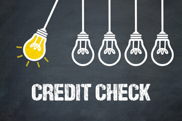 Fototapeta premium Credit Check