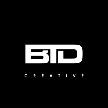 BTD Letter Initial Logo Design Template Vector Illustratio