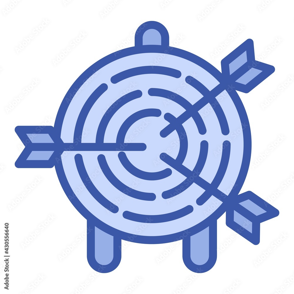Poster archer target icon. outline archer target vector icon for web design isolated on white background