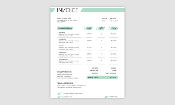「Invoice Example」の写真素材 | 1,183件の無料イラスト画像 | Adobe Stock