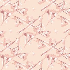 Beige and Brown Neutral Kidswear Pattern and Wallpaper 