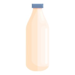 Milk bottle icon. Cartoon of Milk bottle vector icon for web design isolated on white background