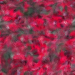 Obraz premium Seamless faux digital painted floral pattern print. High quality illustration. Procedural painting with realistic brush strokes in impressionistic style. Abstract art for surface design and print.