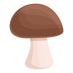 Nutrient mushroom icon. Cartoon of Nutrient mushroom vector icon for web design isolated on white background