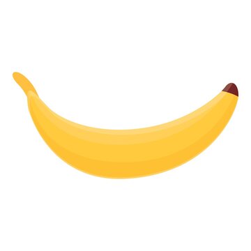 Nutrient banana icon. Cartoon of Nutrient banana vector icon for web design isolated on white background