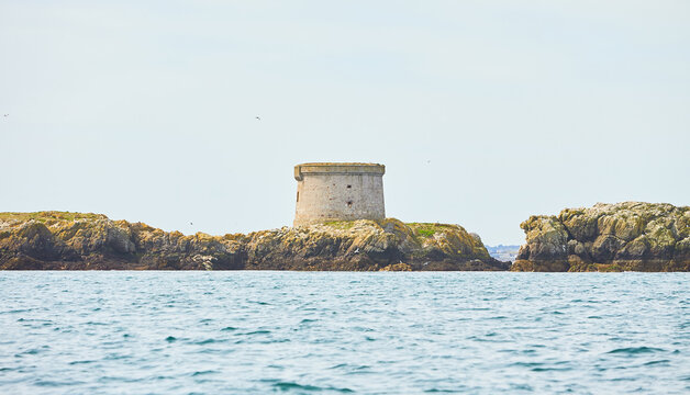 Lambay Island in the Irish Sea. Landscapes of Ireland.