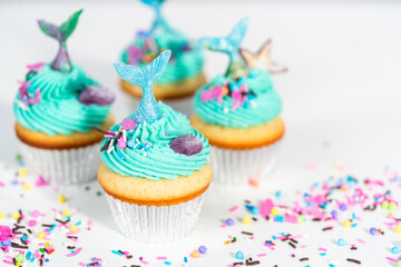 Mermaid cupcakes