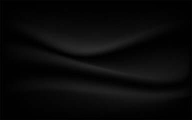 Obraz premium Black background luxury , texture abstract with waves, Soft focus black
