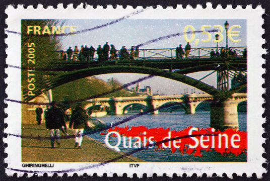 Postage stamp France 2005 banks of the Seine