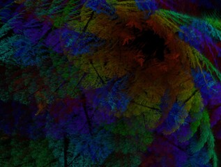 Imaginatory fractal background generated Image