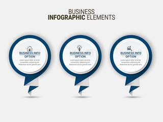 Business data visualization. Simple infographic design template. Abstract vector illustration.