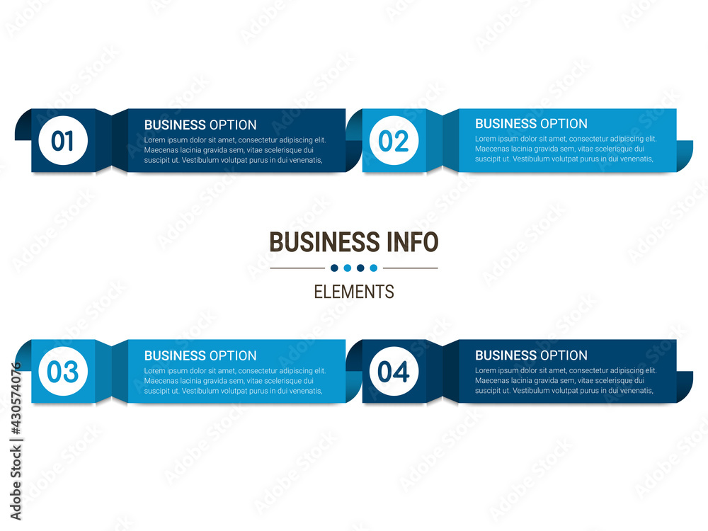 Poster business data visualization. simple infographic design template. abstract vector illustration.