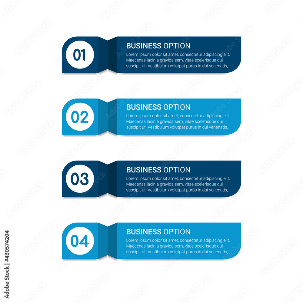 Poster business data visualization. simple infographic design template. abstract vector illustration.