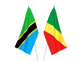Tanzania and Republic of the Congo flags
