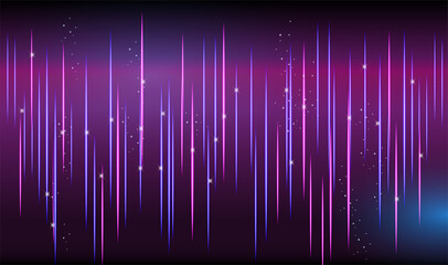 Neon glowing lines, magic energy space light concept, abstract background design