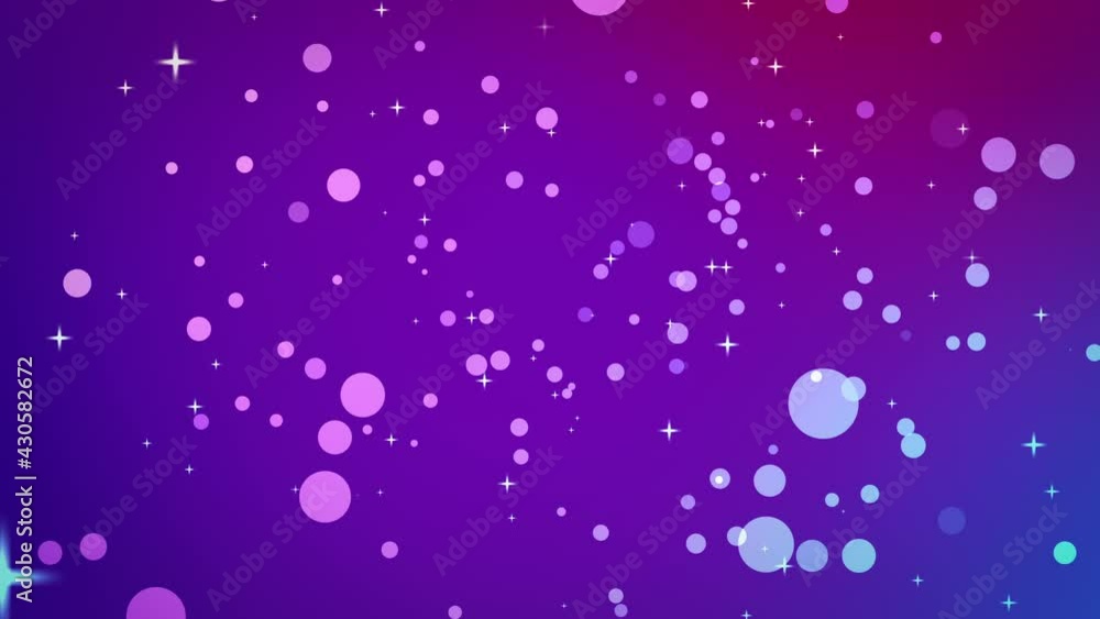 Aufkleber abstract motion background with colorful gradient circles. animation of seamless loop. bubbles 4k st