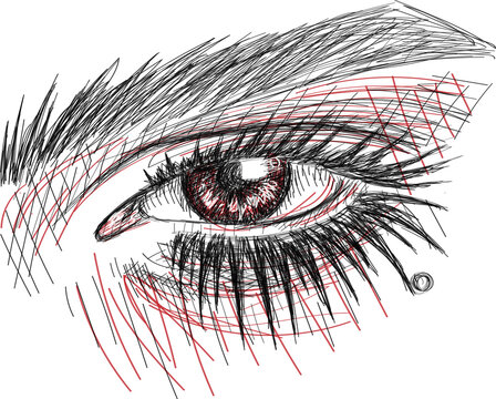 Quick eye sketch by ClerkArt on DeviantArt