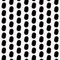 Black same shape ornament. Seamless and minimal pattern.