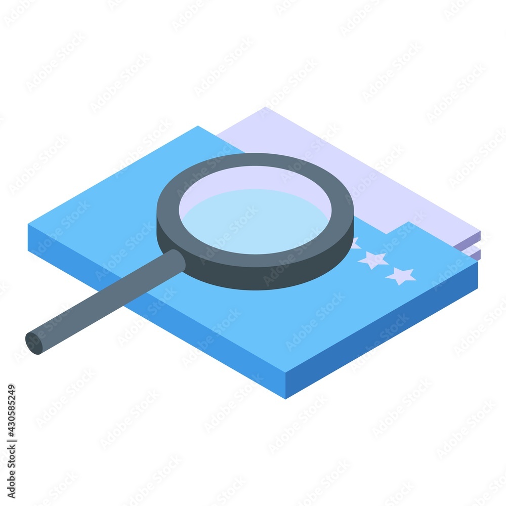 Poster private files icon. isometric of private files vector icon for web design isolated on white backgrou