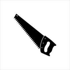 Manual Saw Icon, Saw Tool Icon
