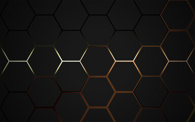 Abstract luxury neon glowing lines, magic energy space light concept.