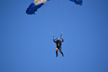paraglider in the sky