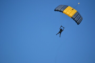paraglider in the sky