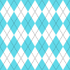 Fototapeta premium Easter Argyle plaid. Pattern Scottish cage