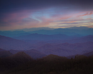 Blue Ridge Parkway Sunset