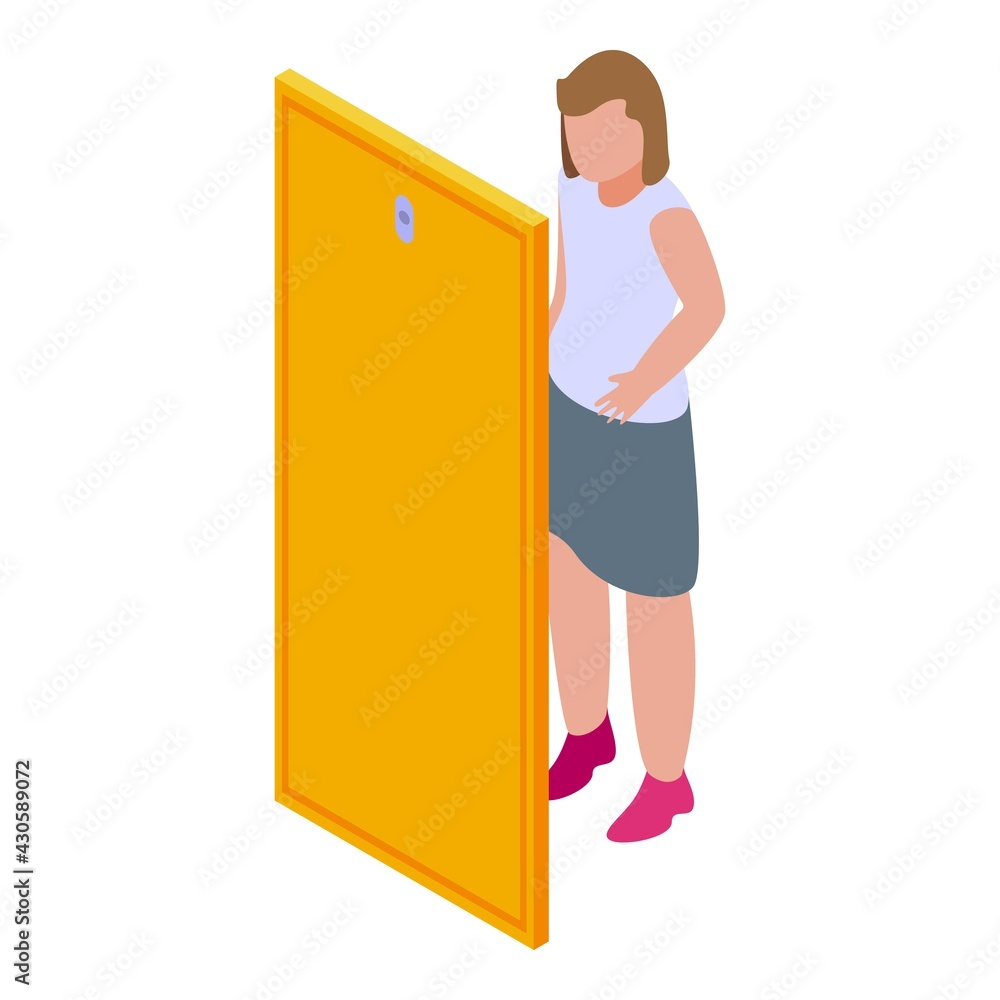 Aufkleber self esteem affirmation icon. isometric of self esteem affirmation vector icon for web design isolat