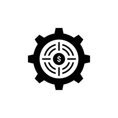 Funds Hunting icon in vector. Logotype