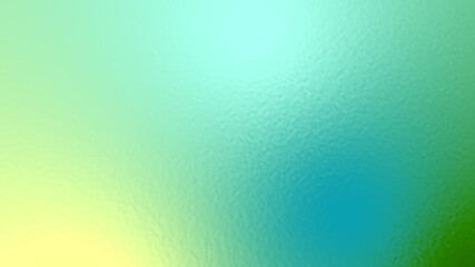 Abstract blue yellow and green light neon fog soft glass background texture in pastel colorful gradation.