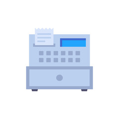 Cash Register icon in vector. Logotype