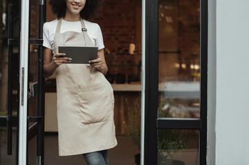 Modern devices for online ordering after COVID-19 pandemic, new normal and client services