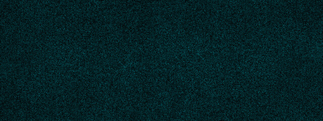 Blue green abstract background. Dark teal background with copy space for design. Wide banner.