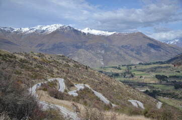 The Crown Range lies between Queenstown and Wanaka. The road over the range, known as the Crown...